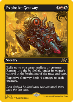 Explosive Getaway (First-Place Foil) [Aetherdrift]-1