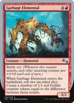 Garbage Elemental (3/2 Creature) [Unstable]-1