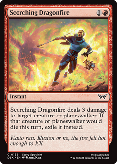 Scorching Dragonfire [Duskmourn: House of Horror]-1