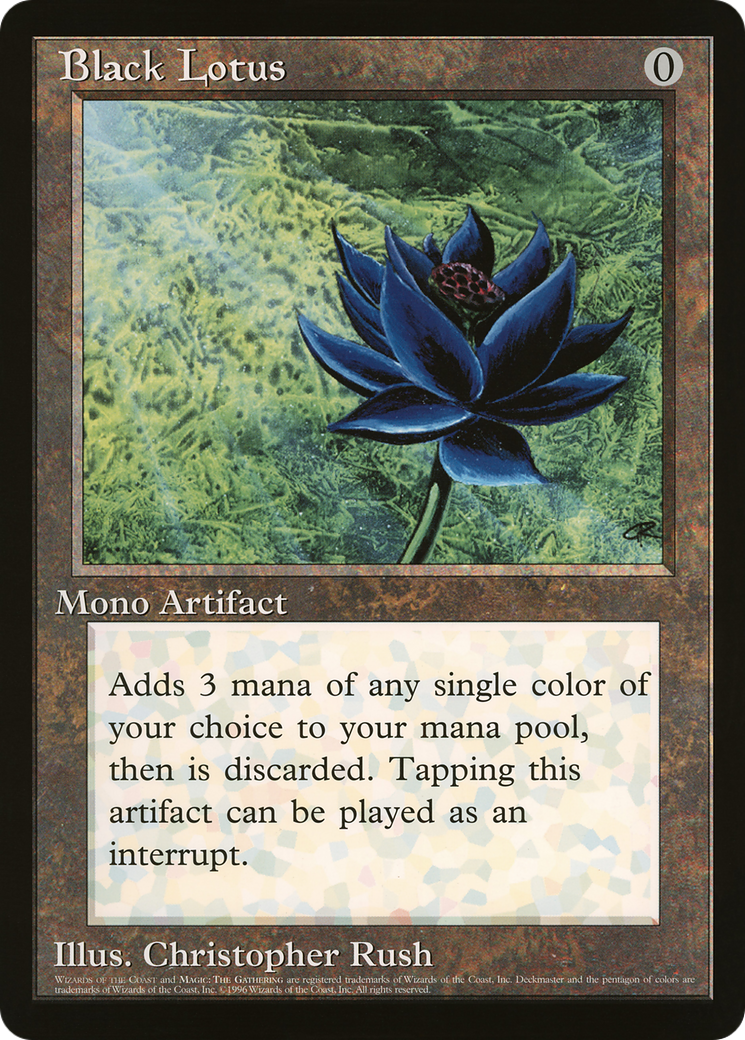 Black Lotus (O90P-002) - Oversized 90's Promos-1
