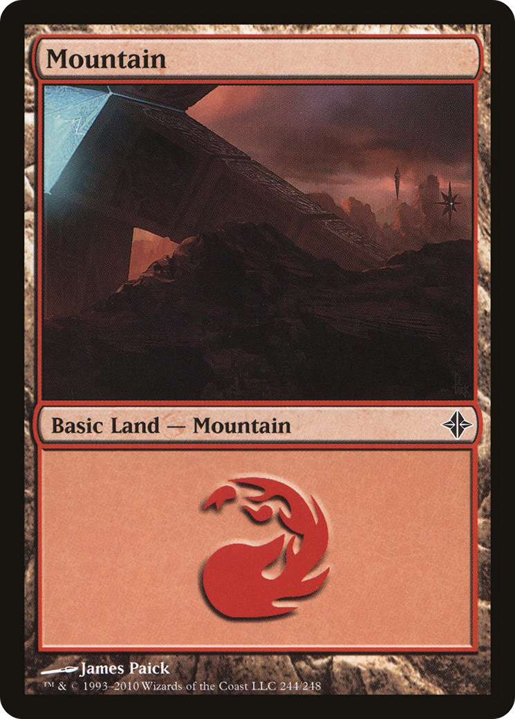 Mountain (244) [Rise of the Eldrazi]-1