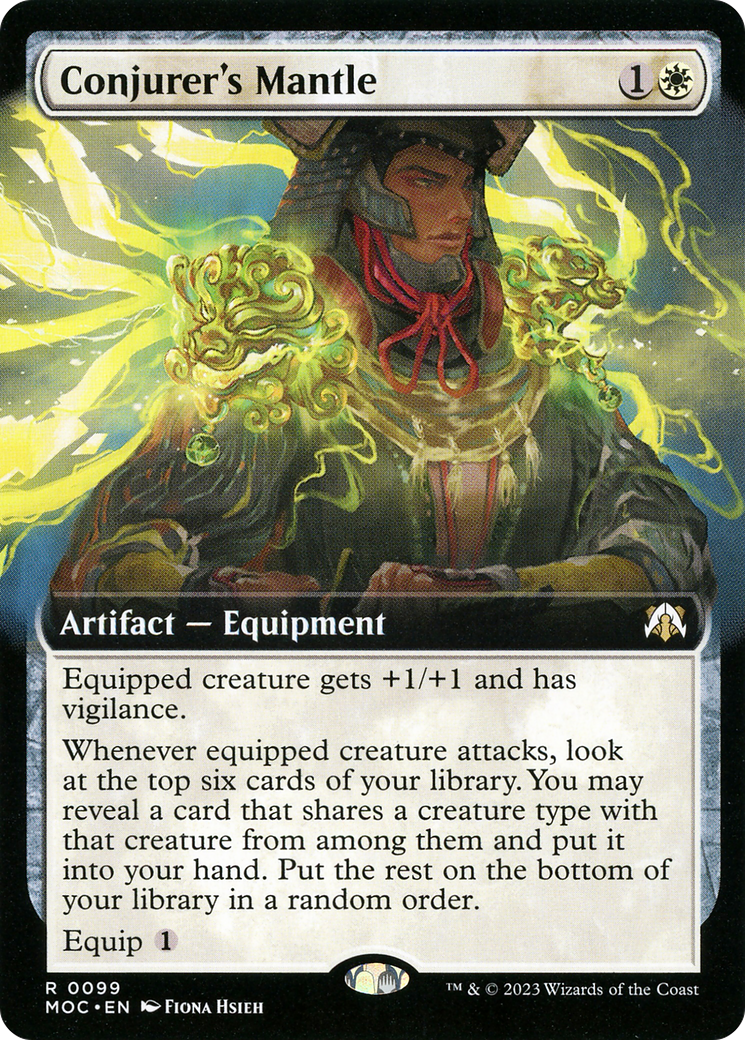 Conjurer's Mantle (Extended Art) [March of the Machine Commander]-1