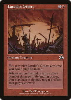 Latulla's Orders [Prophecy]-1