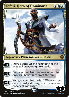 Teferi, Hero of Dominaria [Dominaria Prerelease Promos]-1