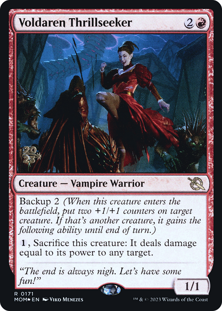 Voldaren Thrillseeker [March of the Machine Prerelease Promos]-1