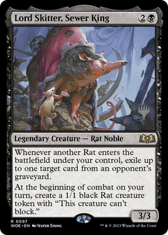 Lord Skitter, Sewer King (Promo Pack) [Wilds of Eldraine Promos]-1