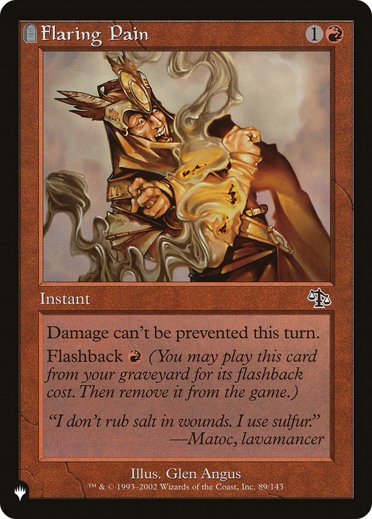 Flaring Pain [The List]-1