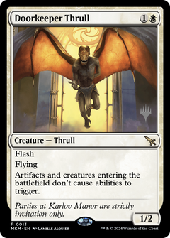 Doorkeeper Thrull (Promo Pack) [Murders at Karlov Manor Promos]-1