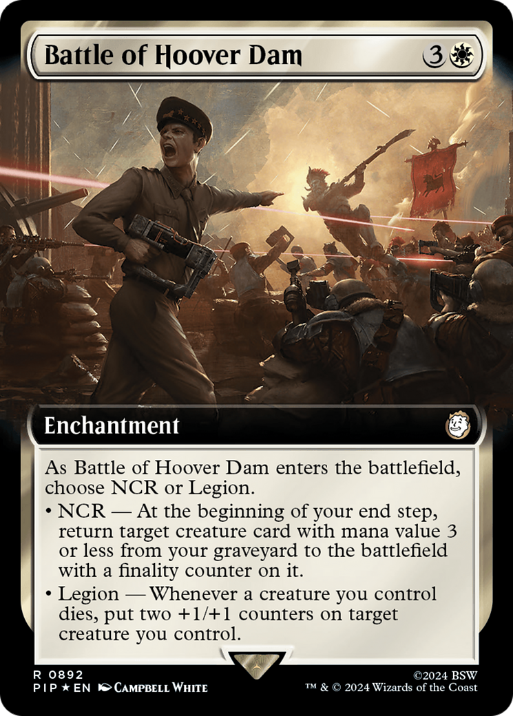 Battle of Hoover Dam (Extended Art) (Surge Foil) [Fallout]-1