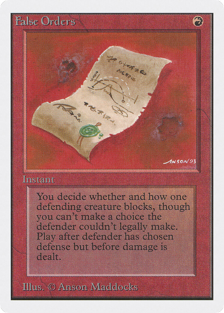 False Orders [Unlimited Edition]-1