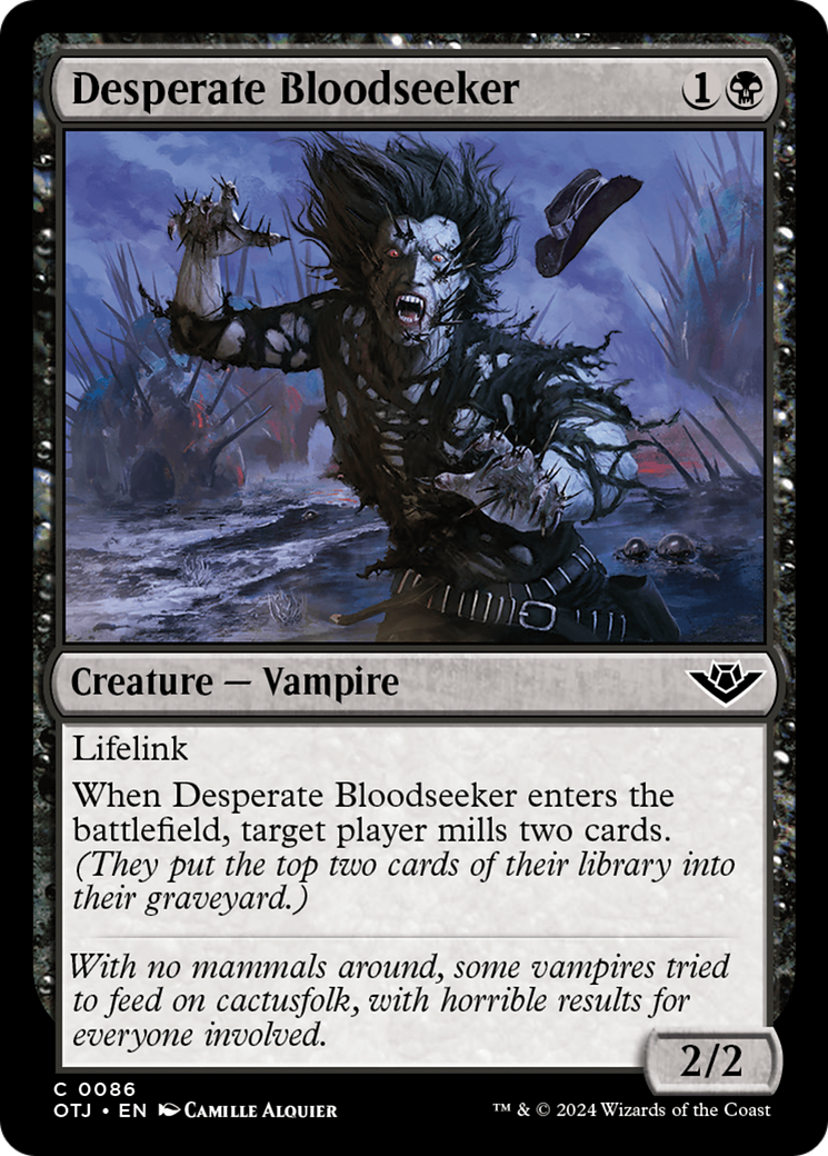 Desperate Bloodseeker [Outlaws of Thunder Junction]-1
