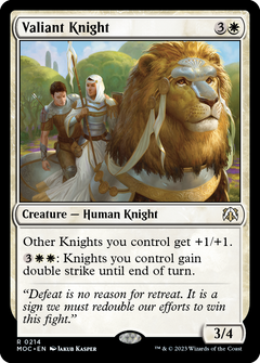 Valiant Knight [March of the Machine Commander]-1