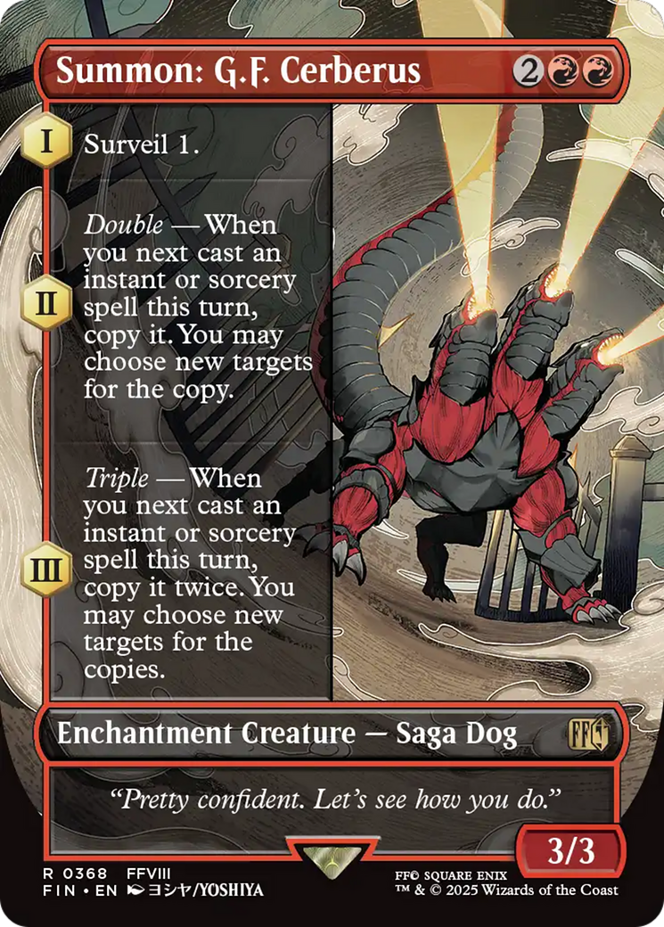 Summon: G.F. Cerberus (Borderless) [FINAL FANTASY]-1