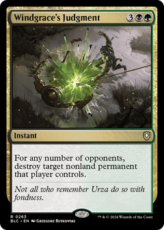 Windgrace's Judgment (BLC-263) - Bloomburrow Commander-1