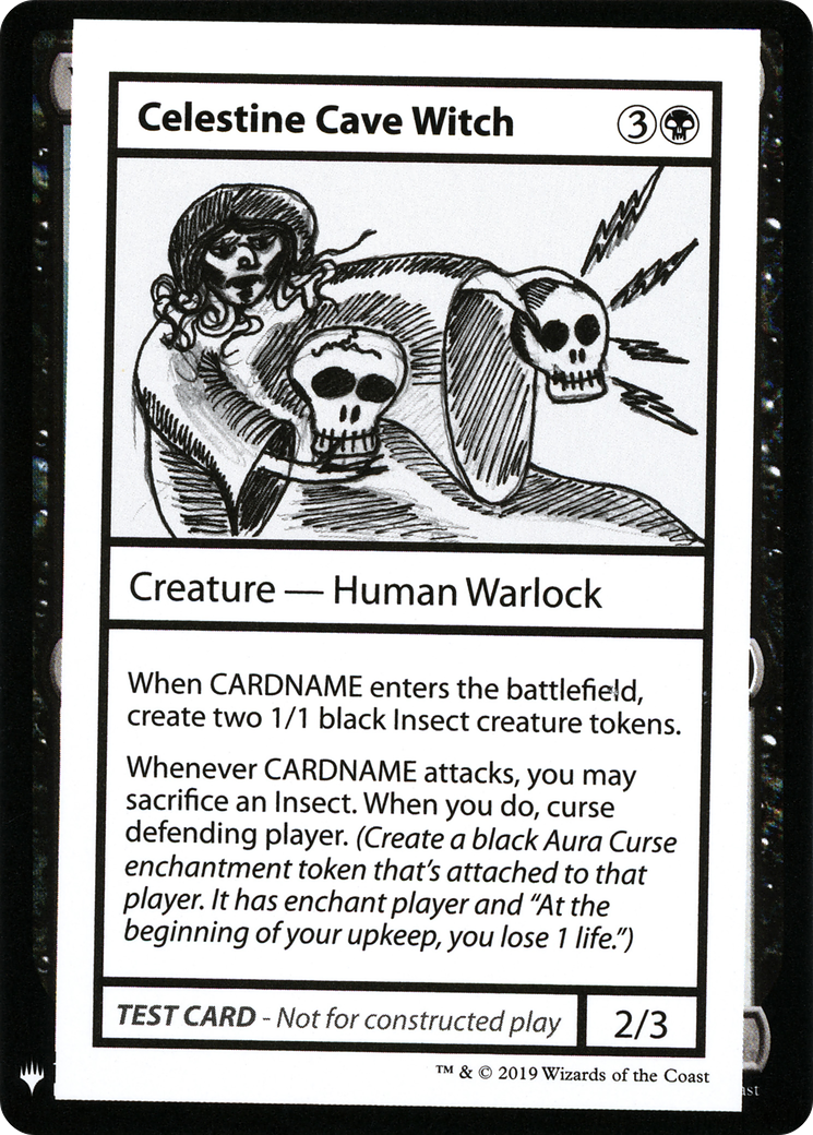 Celestine Cave Witch [Mystery Booster Playtest Cards]-1