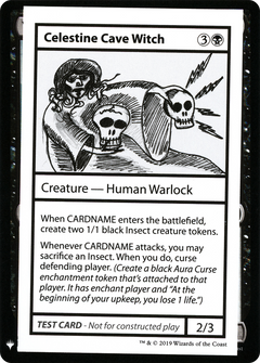 Celestine Cave Witch [Mystery Booster Playtest Cards]-1