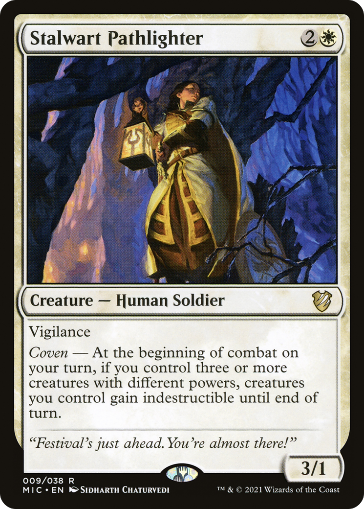 Stalwart Pathlighter [Innistrad: Midnight Hunt Commander]-1