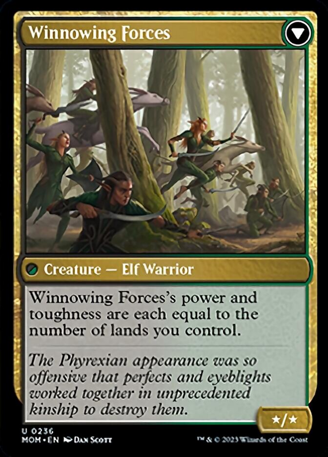 Invasion of Lorwyn // Winnowing Forces [March of the Machine]-2