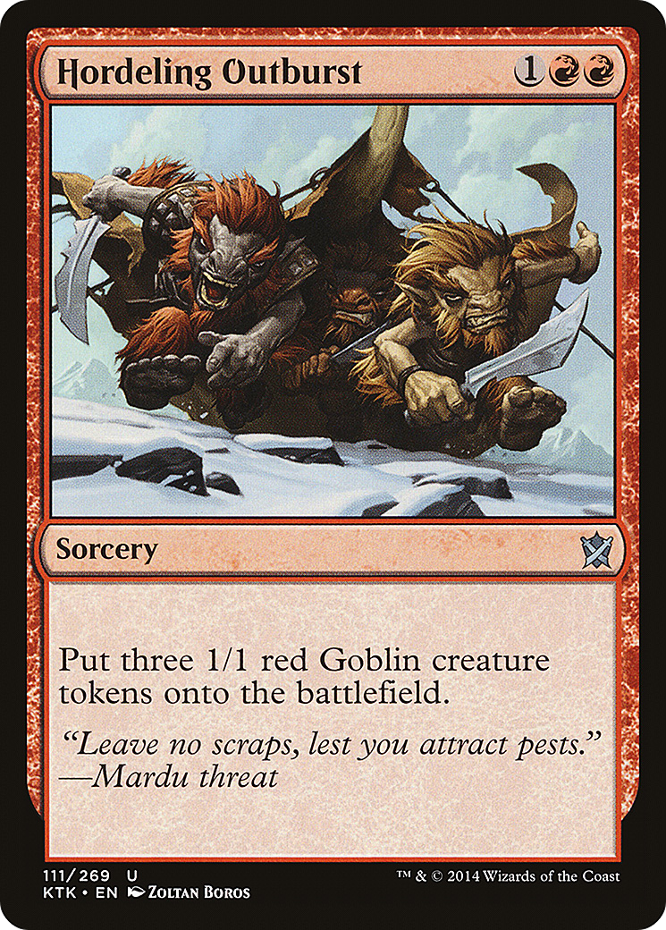Hordeling Outburst [Khans of Tarkir]-1