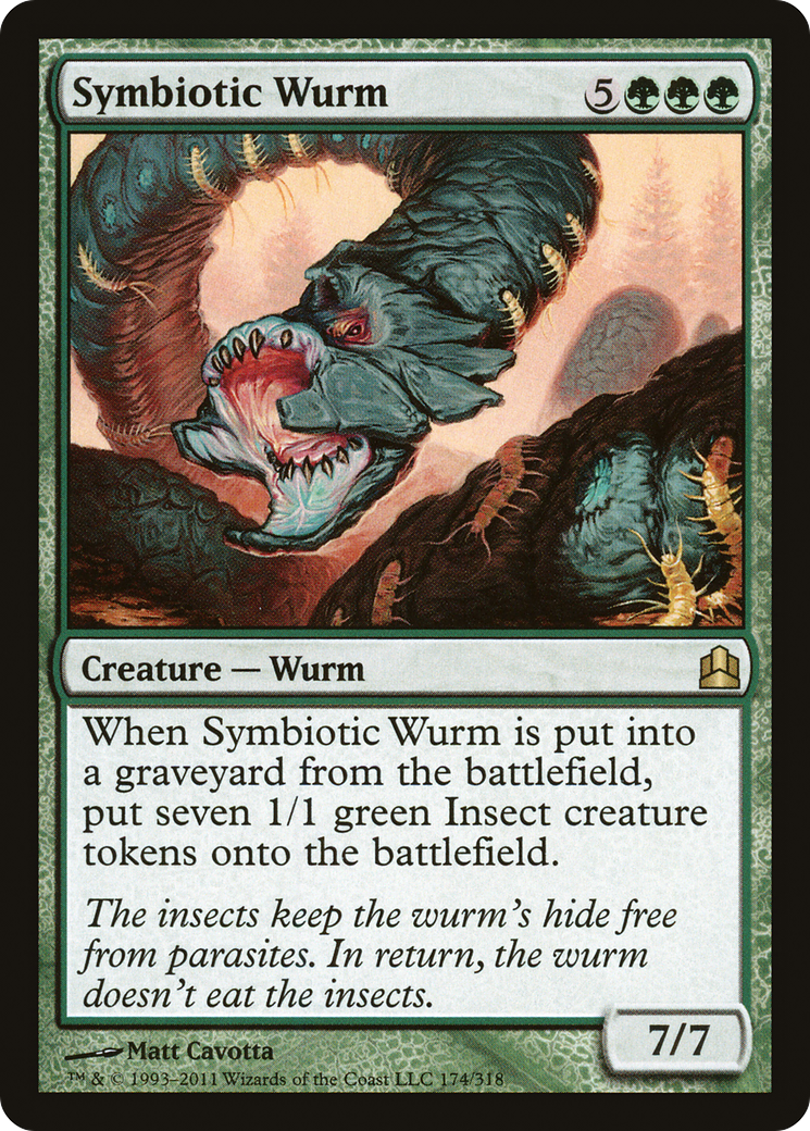 Symbiotic Wurm [Commander 2011]-1