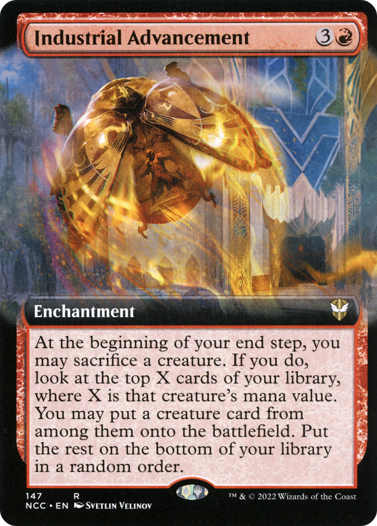 Industrial Advancement (Extended Art) [Streets of New Capenna Commander]-1