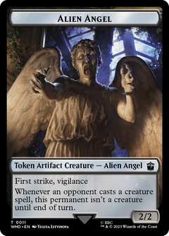 Alien Angel // Food (0026) Double-Sided Token [Doctor Who Tokens]-1