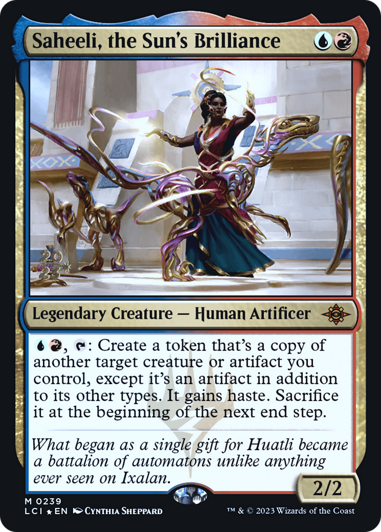 Saheeli, the Sun's Brilliance [The Lost Caverns of Ixalan Prerelease Cards]-1