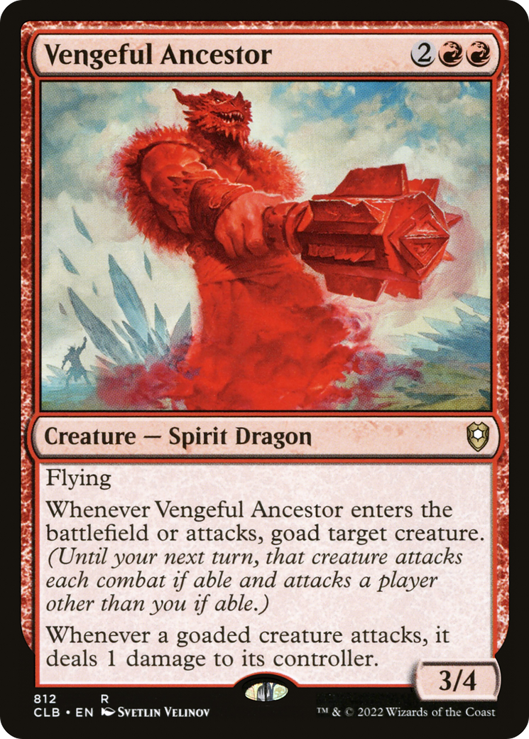 Vengeful Ancestor (CLB-812) - Commander Legends: Battle for Baldur's Gate-1