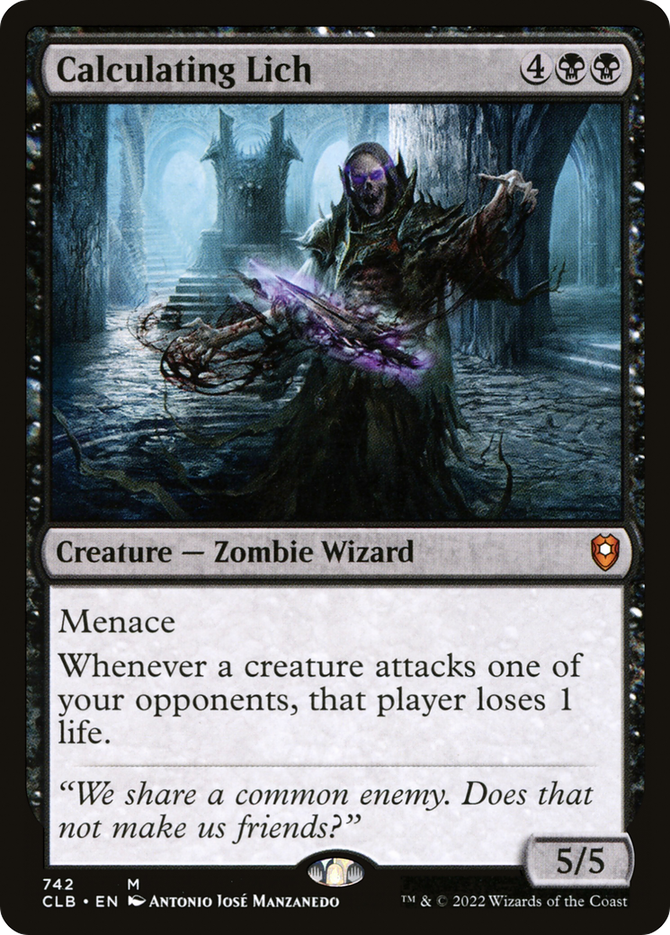 Calculating Lich [Commander Legends: Battle for Baldur's Gate]-1
