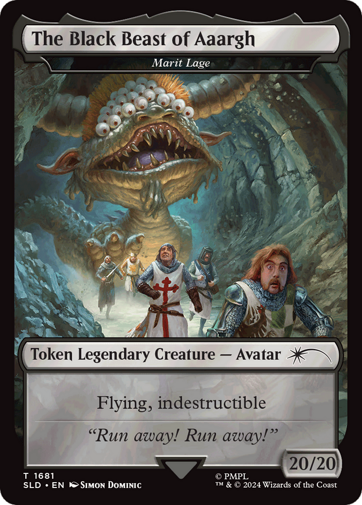 The Black Beast of Aaargh - Marit Lage Token [Secret Lair Drop Series]-1
