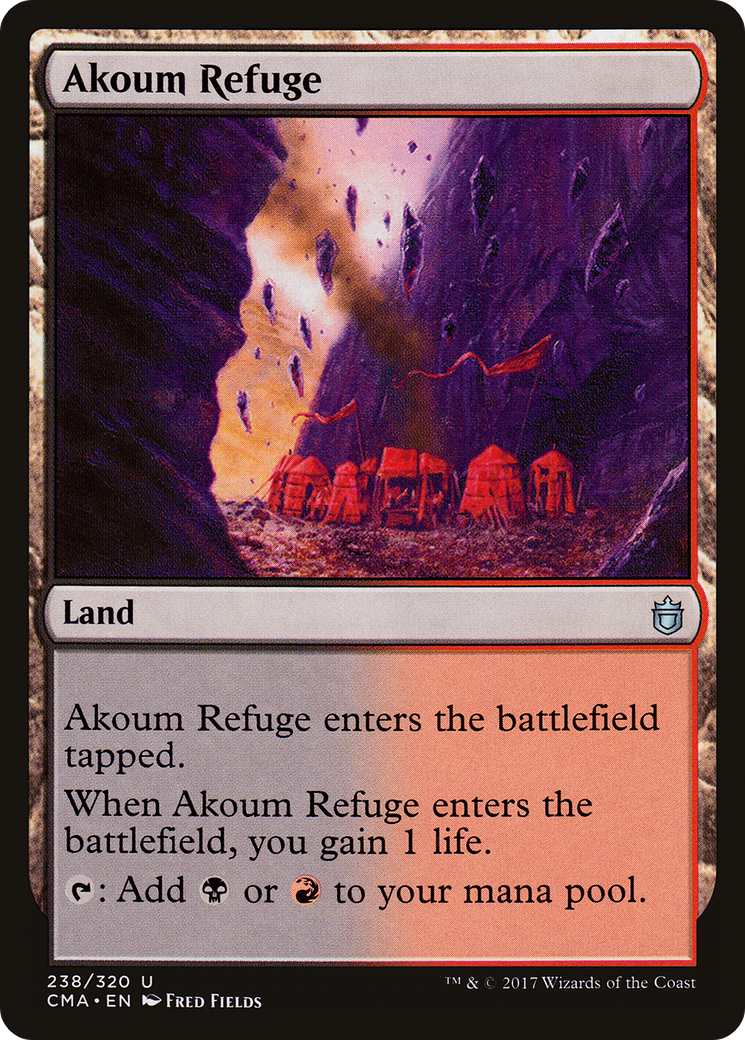 Akoum Refuge [Commander Anthology]-1