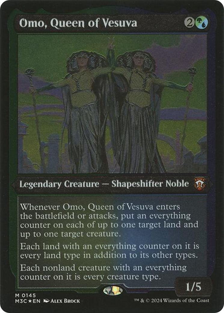 Omo, Queen of Vesuva (Display Commander) [Modern Horizons 3 Commander]-1