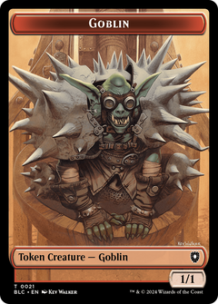 Illusion // Goblin Double-Sided Token [Bloomburrow Commander Tokens]-2