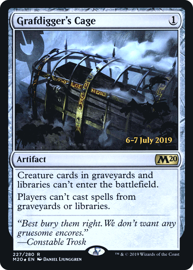 Grafdigger's Cage [Core Set 2020 Prerelease Promos]-1
