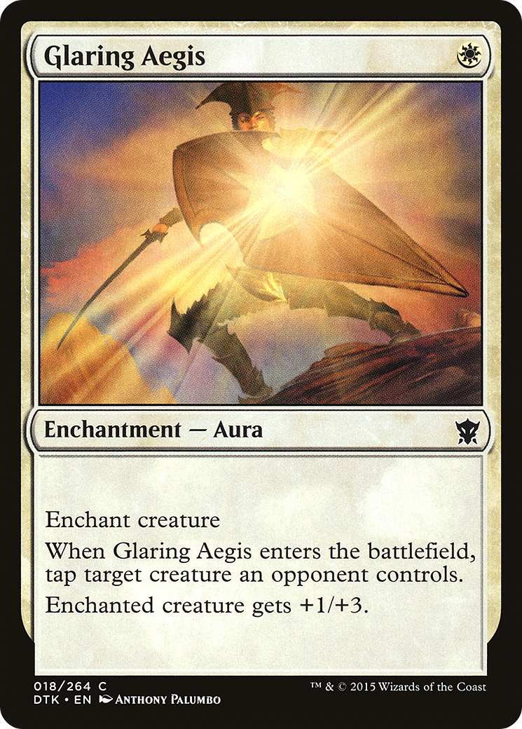 Glaring Aegis [Dragons of Tarkir]-1