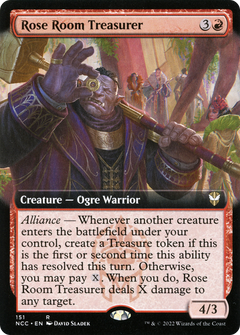 Rose Room Treasurer (Extended Art) [Streets of New Capenna Commander]-1