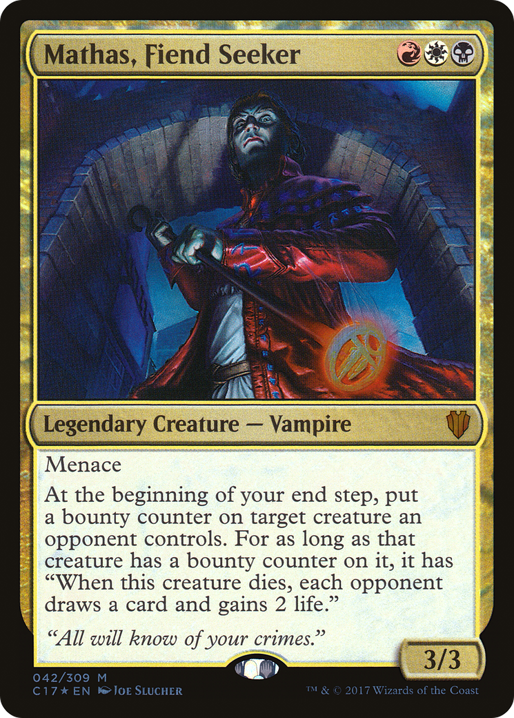 Mathas, Fiend Seeker [Commander 2017]-1
