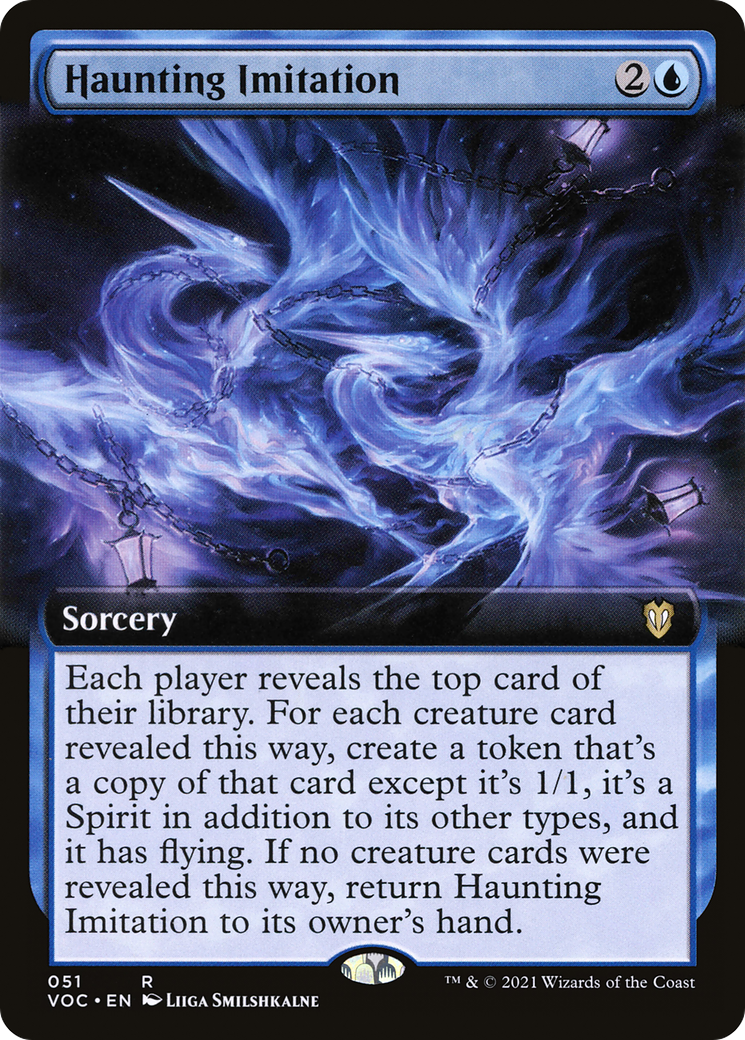 Haunting Imitation (Extended Art) [Innistrad: Crimson Vow Commander]-1
