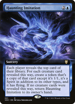 Haunting Imitation (Extended Art) [Innistrad: Crimson Vow Commander]-1