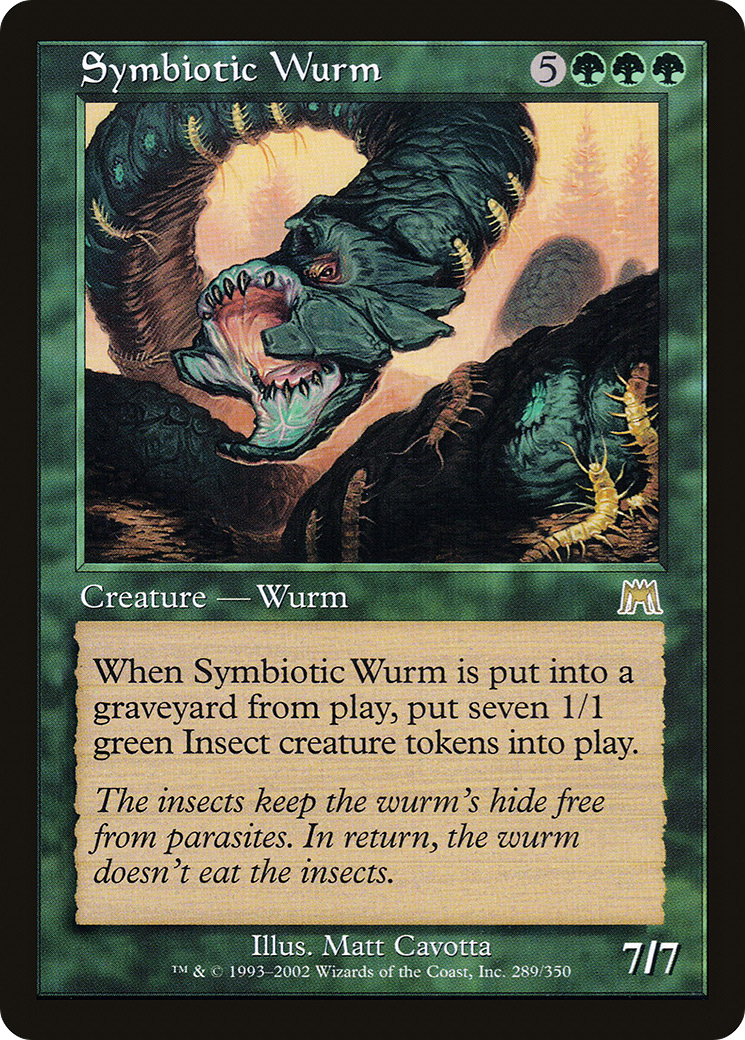 Symbiotic Wurm [Onslaught]-1