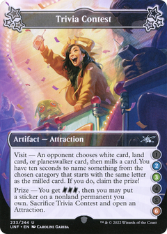 Trivia Contest (2-3-6) (UNF-233) - Unfinity-1
