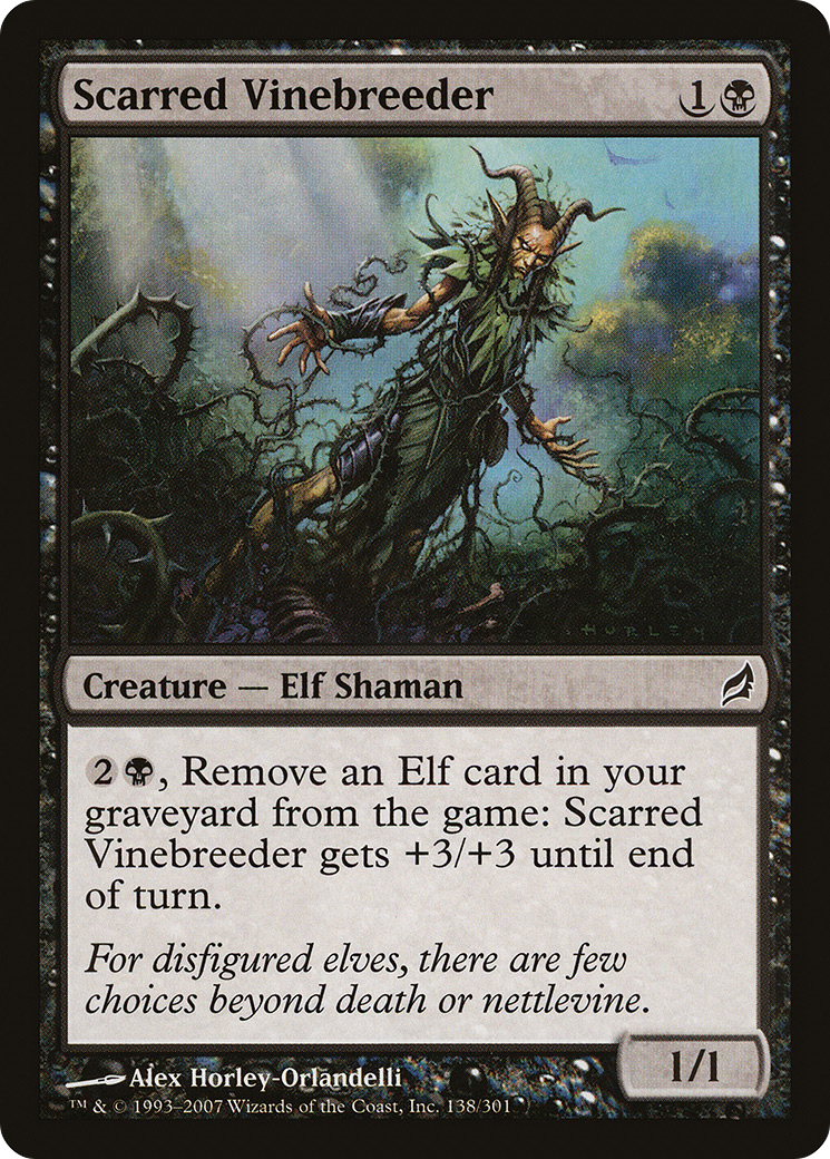 Scarred Vinebreeder [Lorwyn]-1