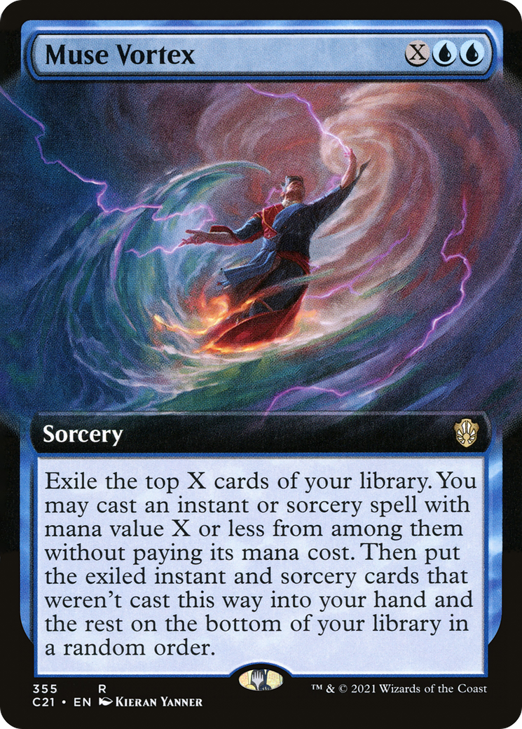 Muse Vortex (Extended Art) [Commander 2021]-1