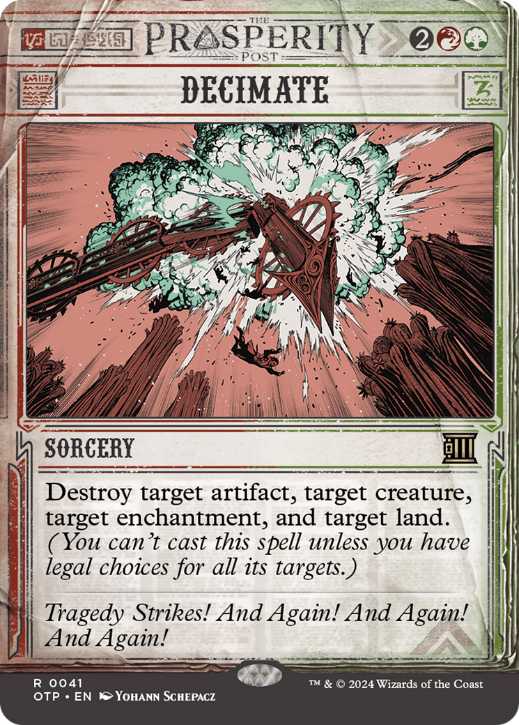 Decimate [Outlaws of Thunder Junction: Breaking News]-1