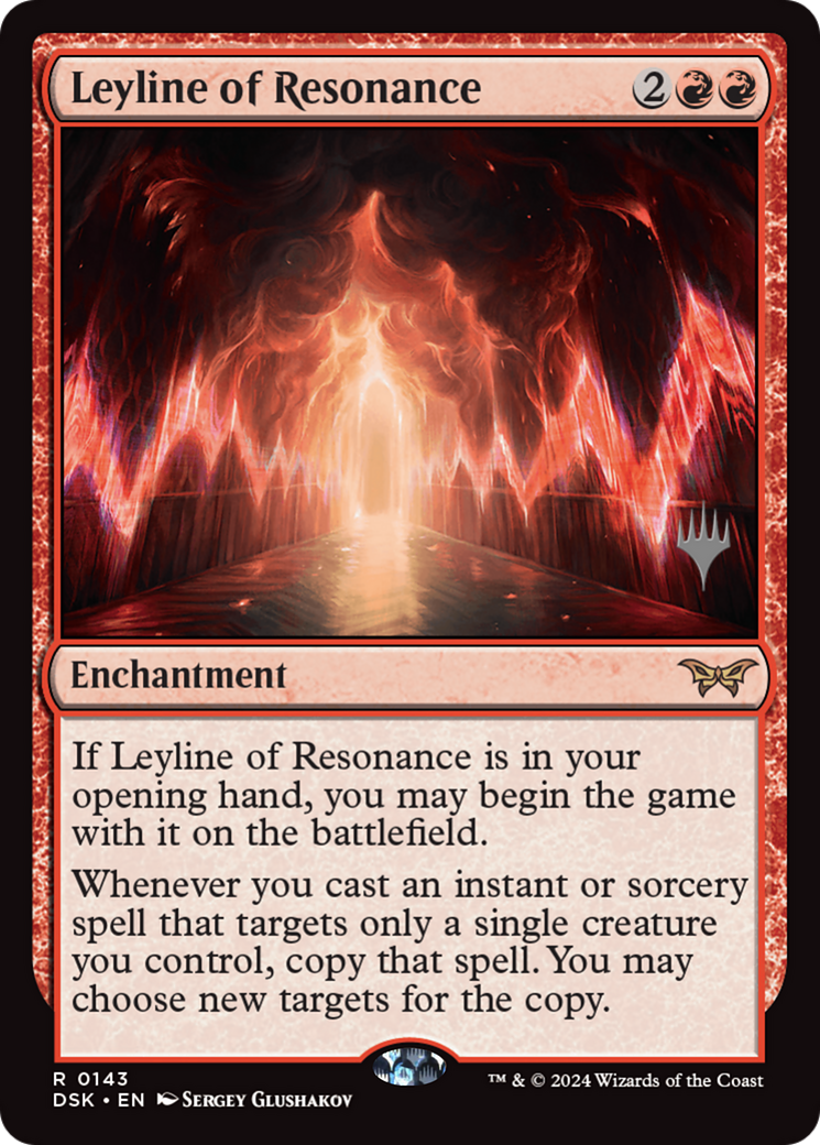 Leyline of Resonance (Promo Pack) [Duskmourn: House of Horror Promos]-1