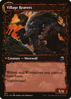 Village Watch (Showcase) (MID-297) - Innistrad: Midnight Hunt: (Showcase, Double Faced Transform)-2
