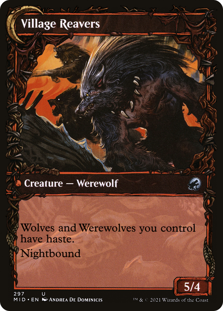 Village Watch (Showcase) (MID-297) - Innistrad: Midnight Hunt: (Showcase, Double Faced Transform)-2