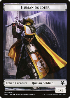 Human Soldier (TGN3-002) - Game Night: Free-for-All Tokens Foil-1