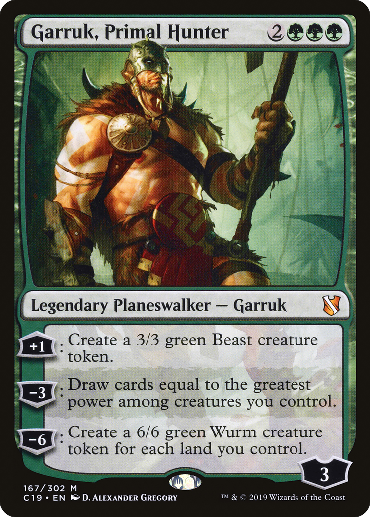 Garruk, Primal Hunter [Commander 2019]-1