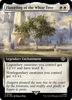 Flowering of the White Tree (Extended Art) (Surge Foil) [The Lord of the Rings: Tales of Middle-Earth]-1